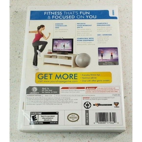 Nintendo Wii - Your Shape Jenny McCarthy Exercise Fitness Game with Manual - Picture 6 of 12